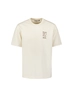 No Excess | T-shirt crewneck melange placed print