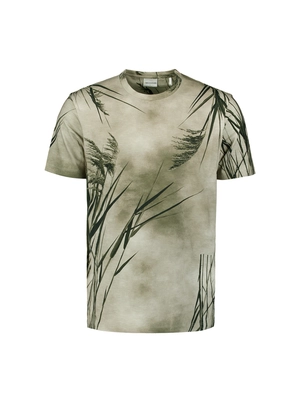 No Excess | T-shirt crewneck slub allover printed