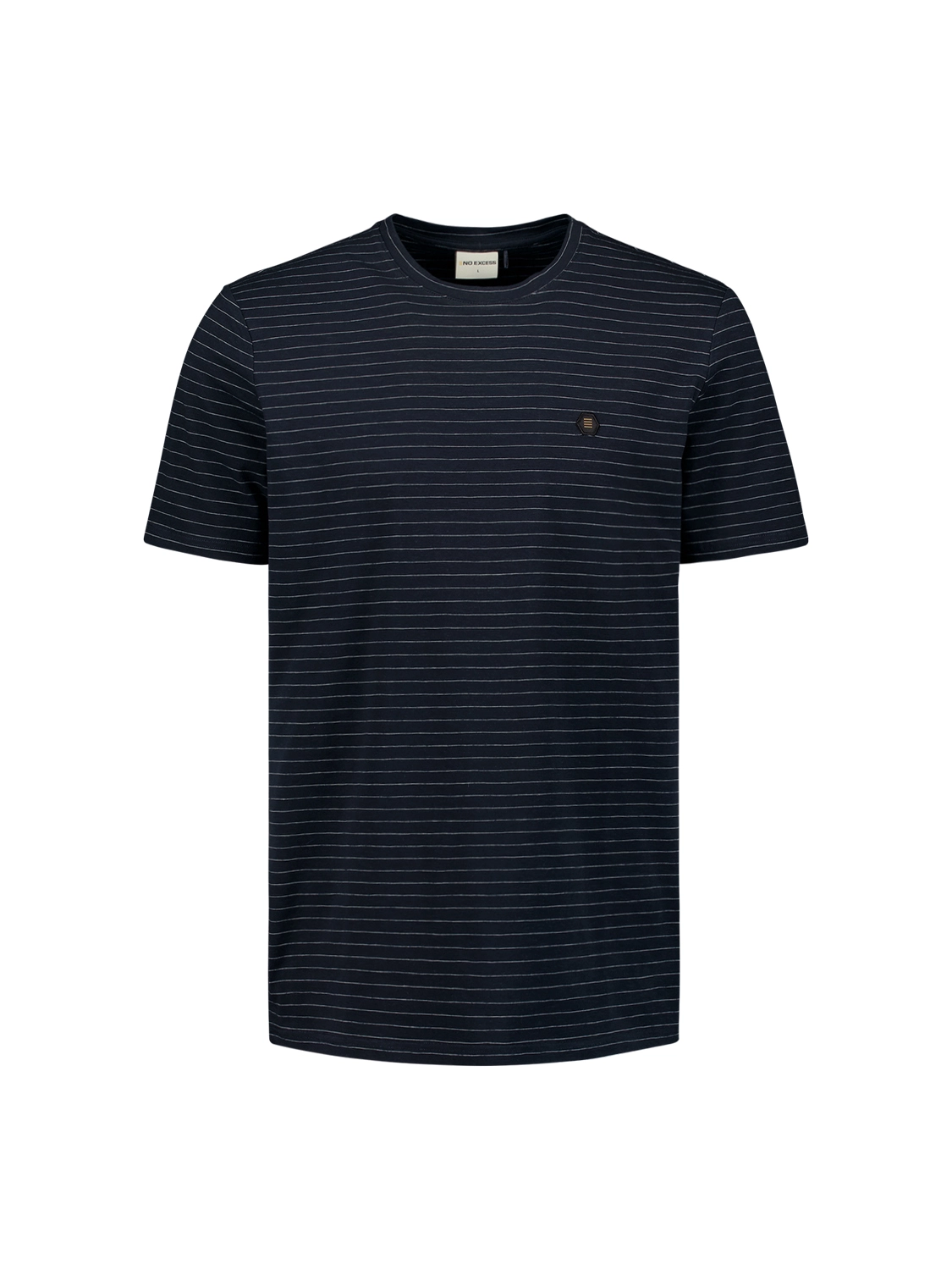 No Excess | T-shirt crewneck small pin stripe