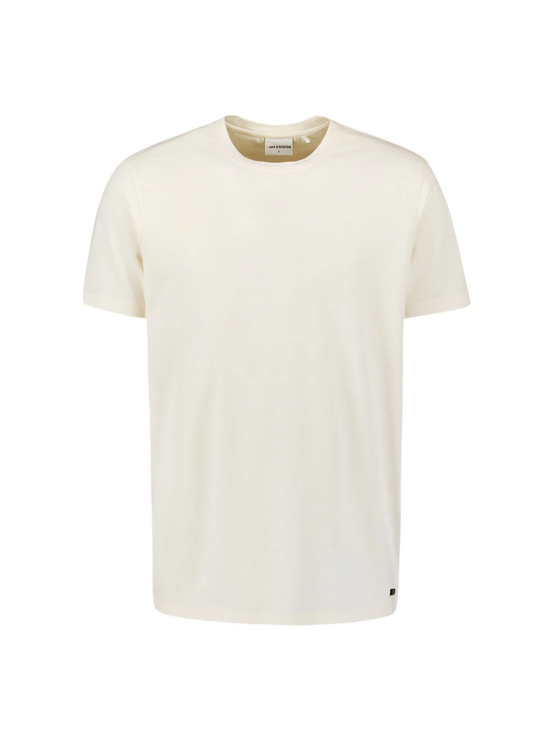 No Excess | T-shirt crewneck solid relief knit