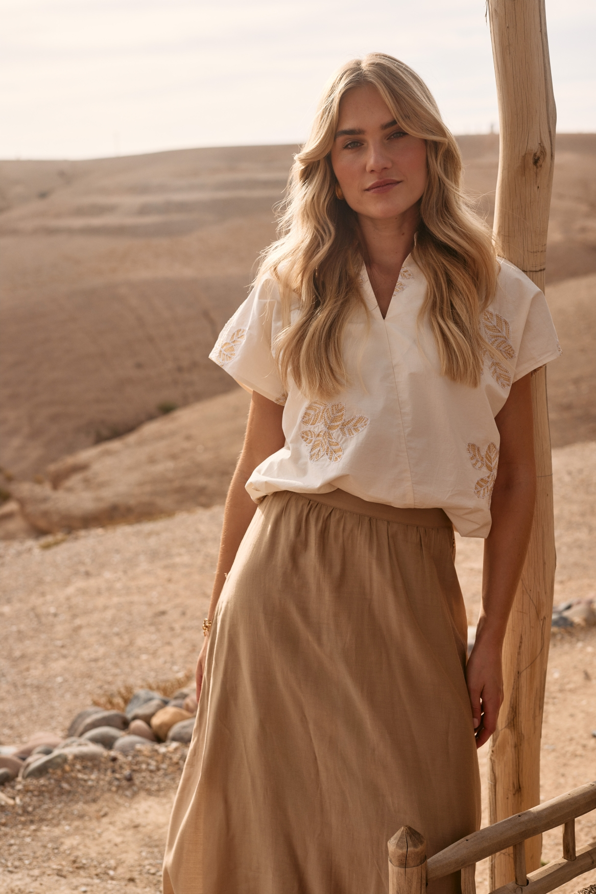 Nukus | Daniek top embroidery