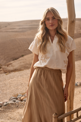 Nukus | Daniek top embroidery