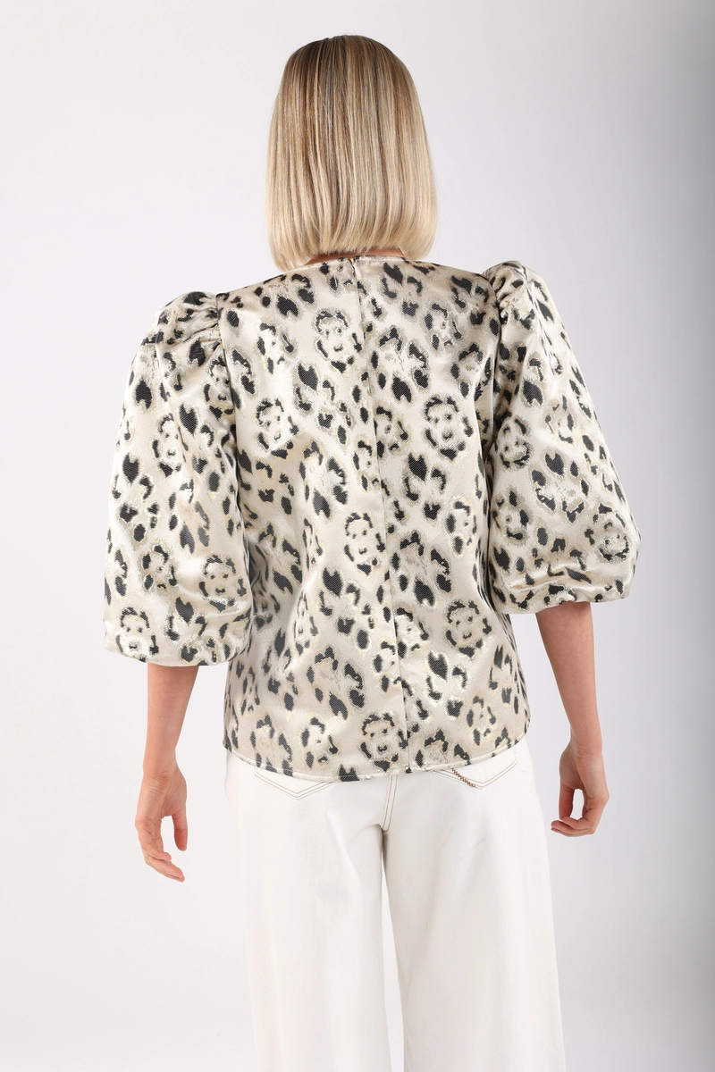 Nukus | Delilah blouse panter