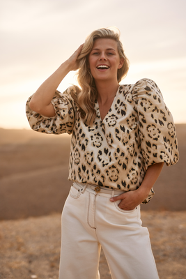 Nukus | Delilah blouse panter