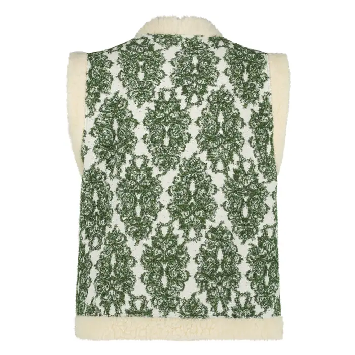 Nukus | Evy Gilet dark green