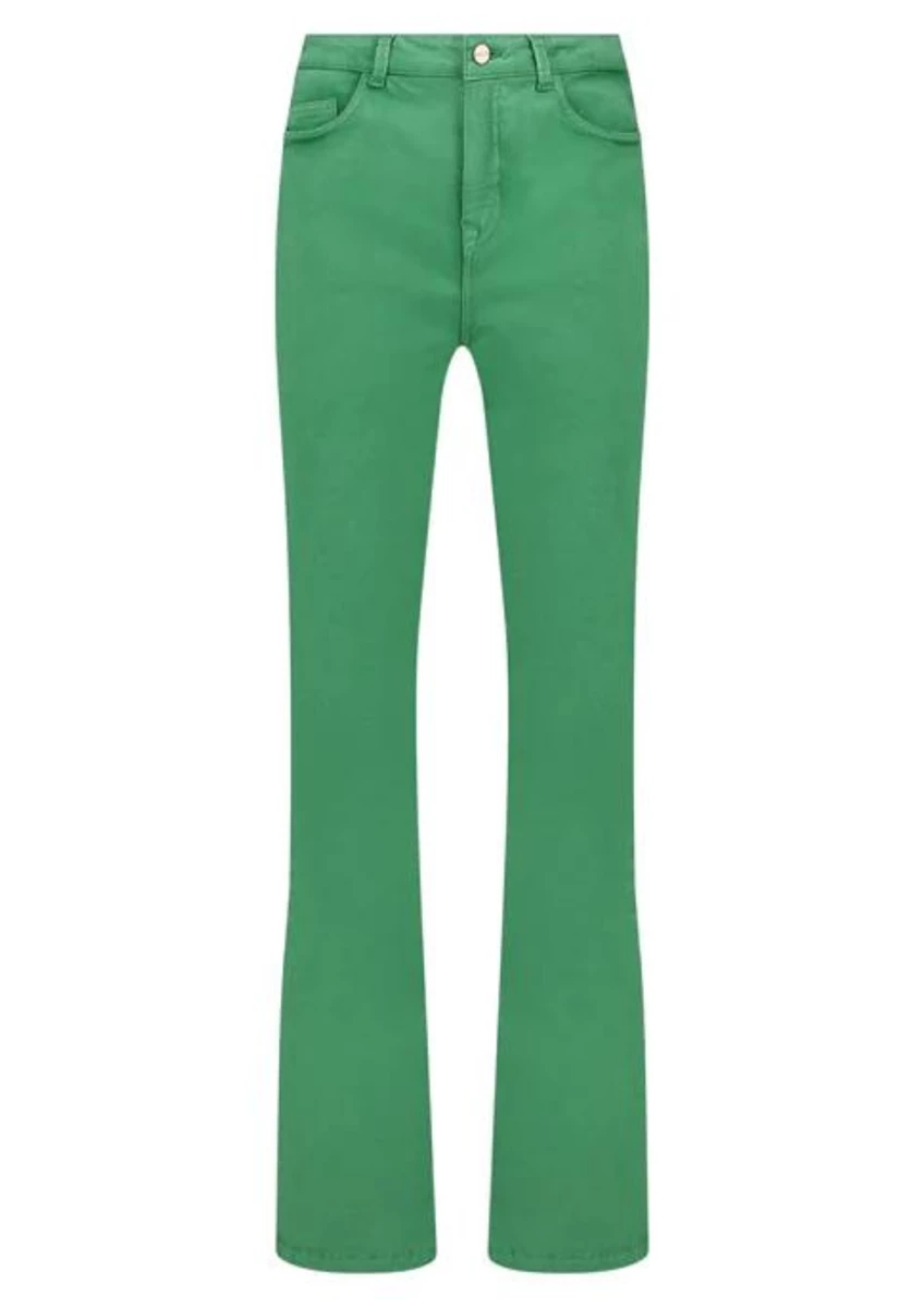 Nukus | Fem pants flare green