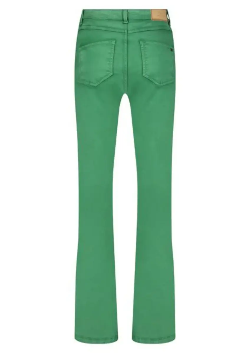 Nukus | Fem pants flare green