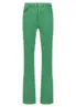 Nukus | Fem pants flare green