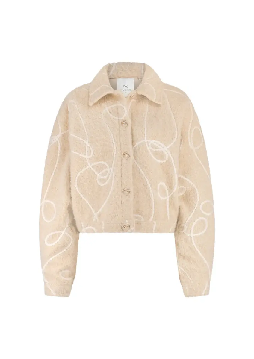 Nukus | Jeans vest leopard print