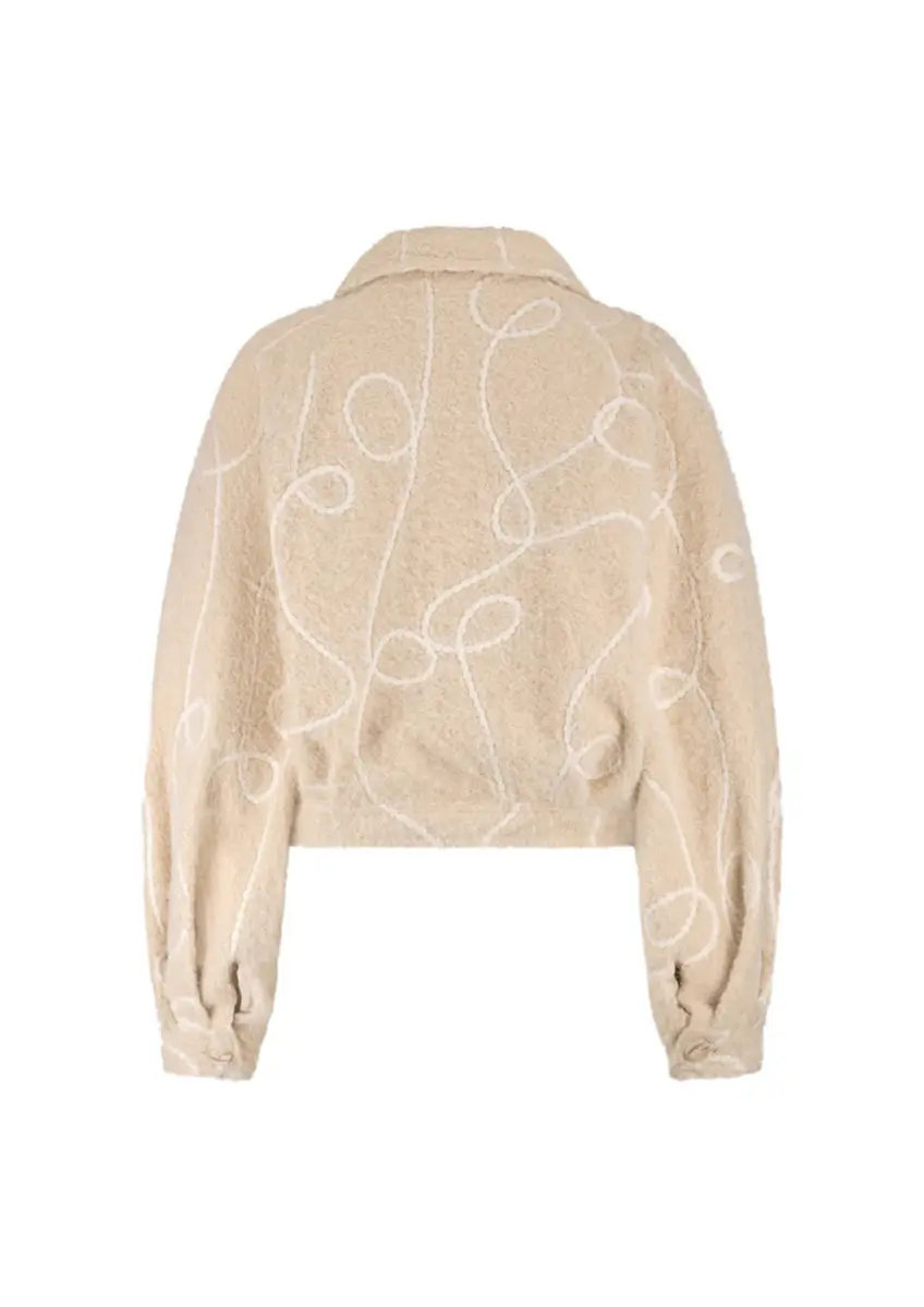 Nukus | Jeans vest leopard print