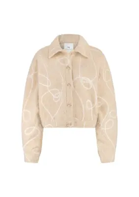 Nukus | Jeans vest leopard print