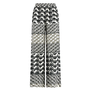 Nukus | Josephine pants graphic black/white