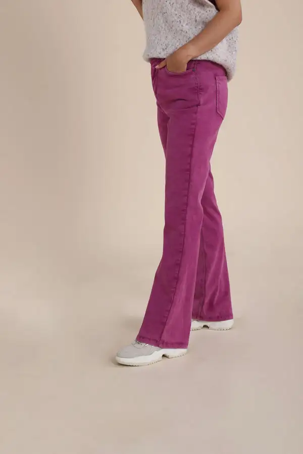 Nukus | June pants flared magenta