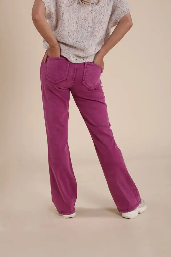 Nukus | June pants flared magenta