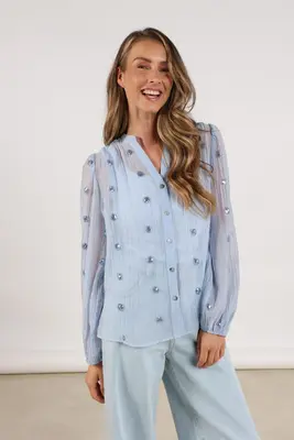 Nukus | Rosan blouse embroidery
