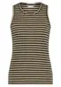 Nukus | Stefania singlet striped black/sand