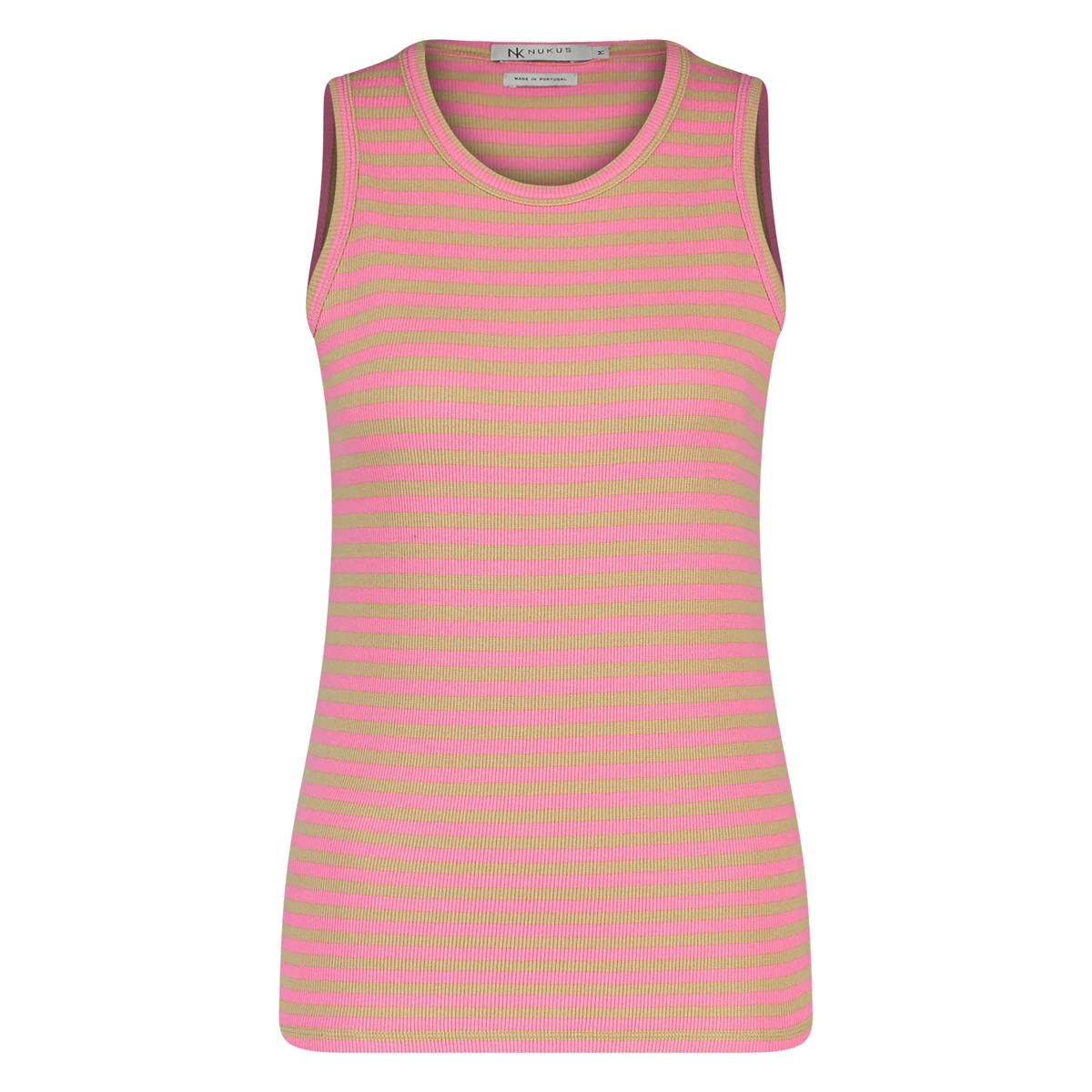 Nukus | Stefania singlet striped pink/sand