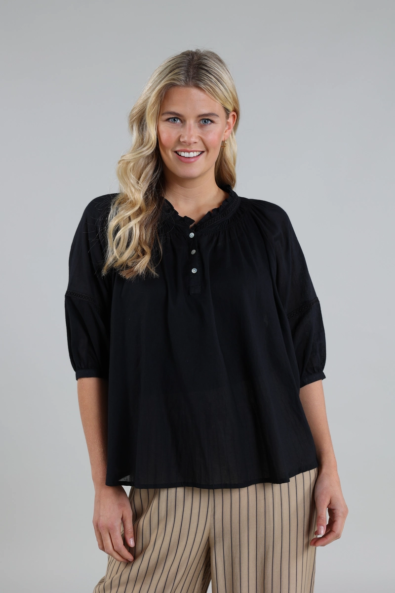 Nukus | Valeria top black