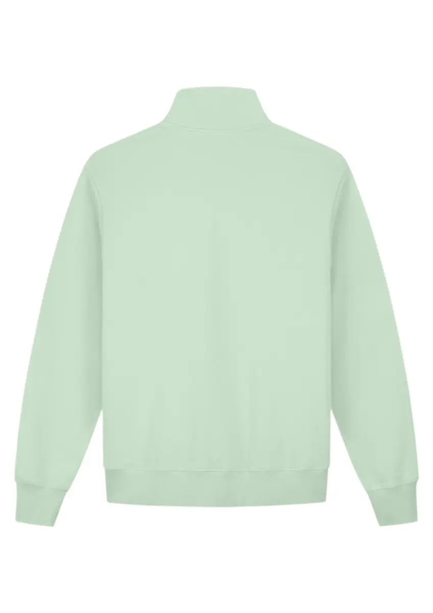 Olaf | Block zip mock neck
