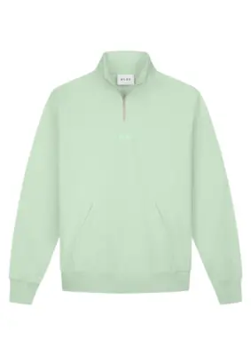 Olaf | Block zip mock neck