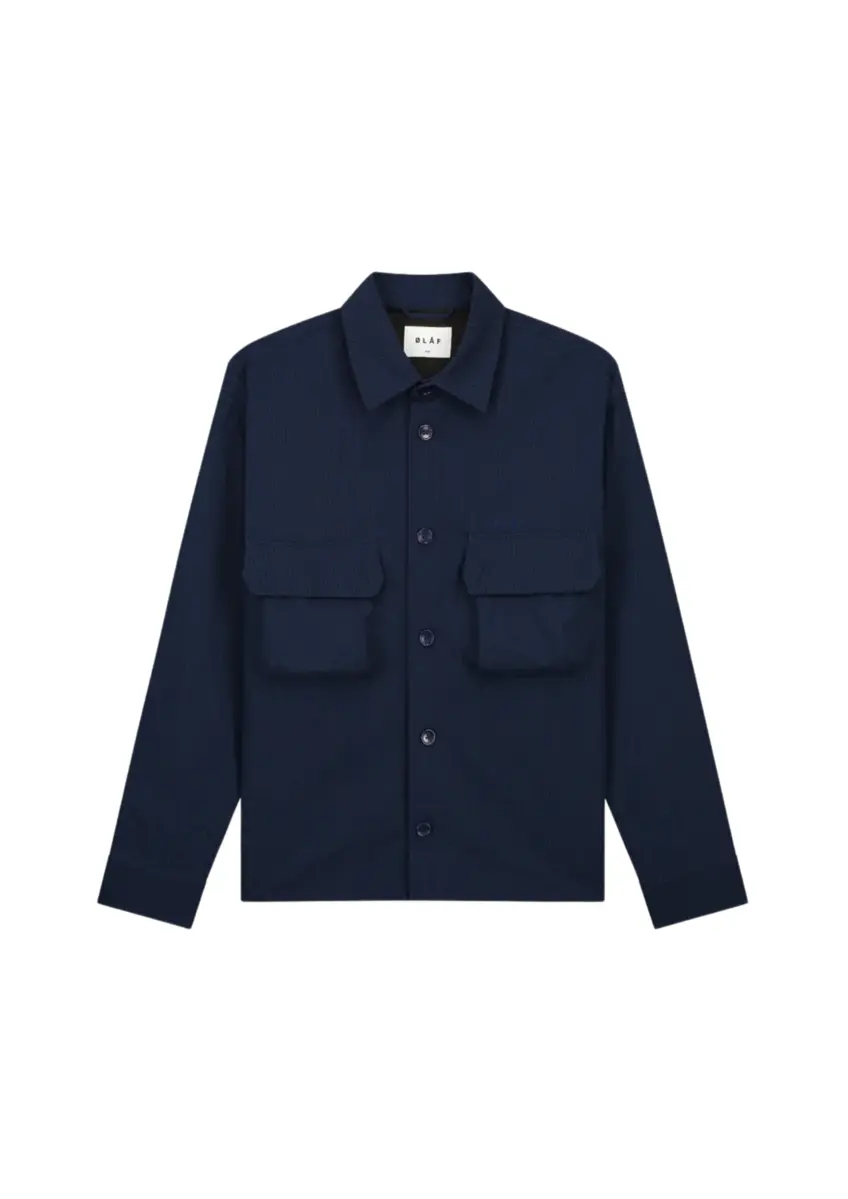 Olaf | Bonded pocket overshirt ls