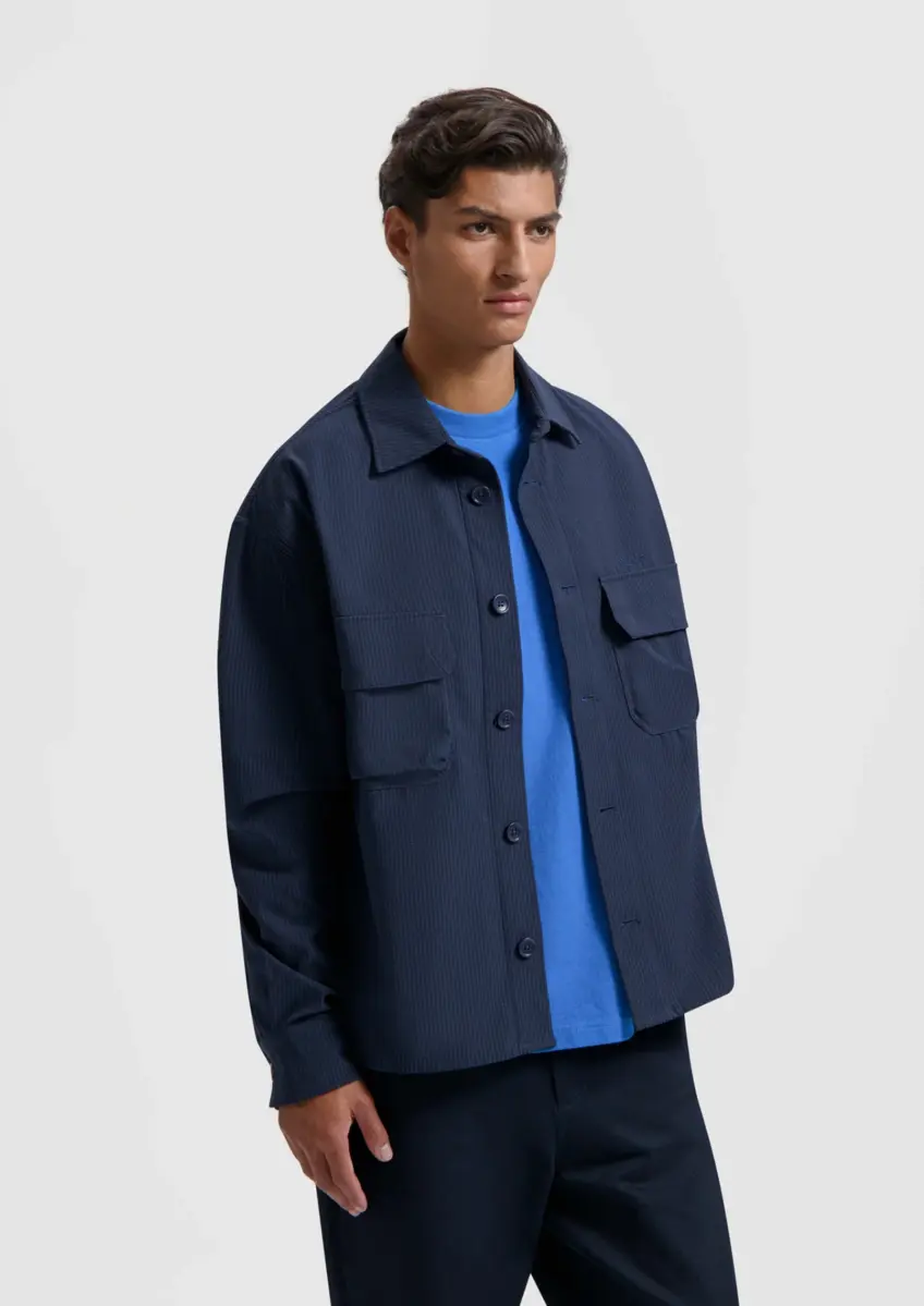 Olaf | Bonded pocket overshirt ls