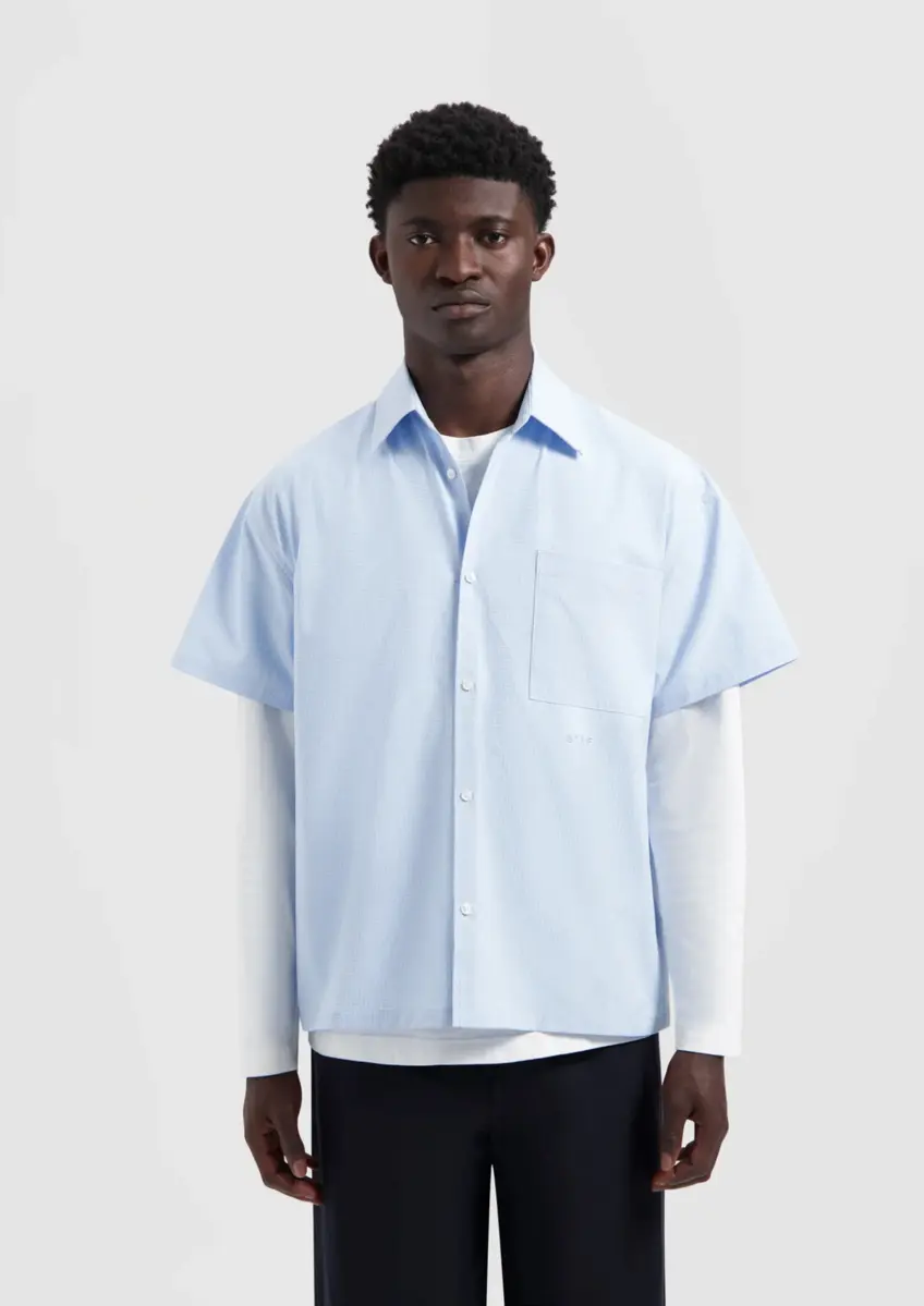 Olaf | Boxy mini check shirt