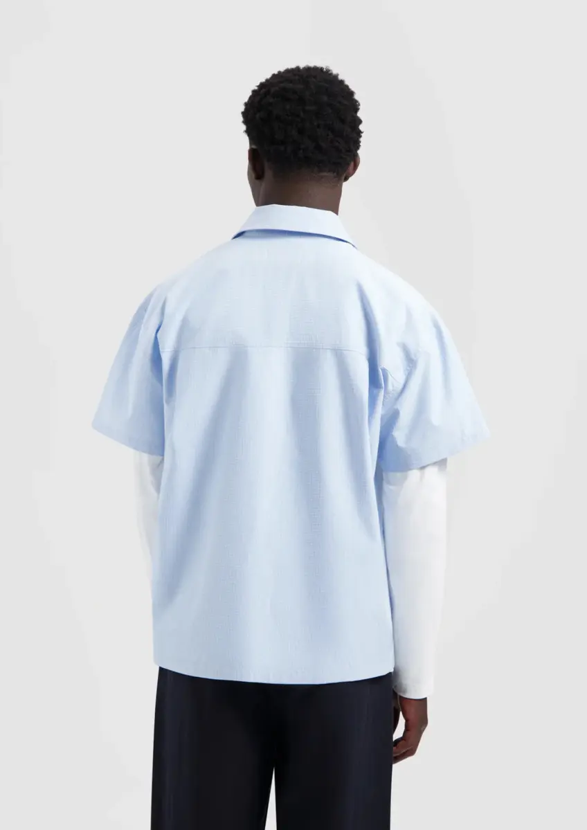 Olaf | Boxy mini check shirt