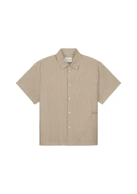 Olaf | Boxy seersucker stripe shirt ss
