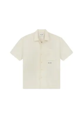 Olaf | Cotton linen ss shirt bone