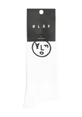 Olaf | FACE SOCKS white