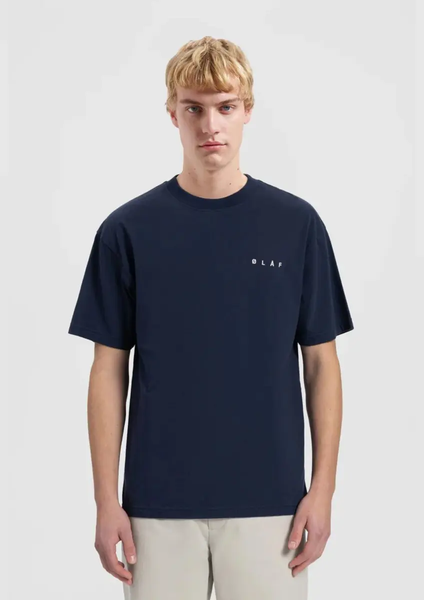 Olaf | FACE TEE NAVY