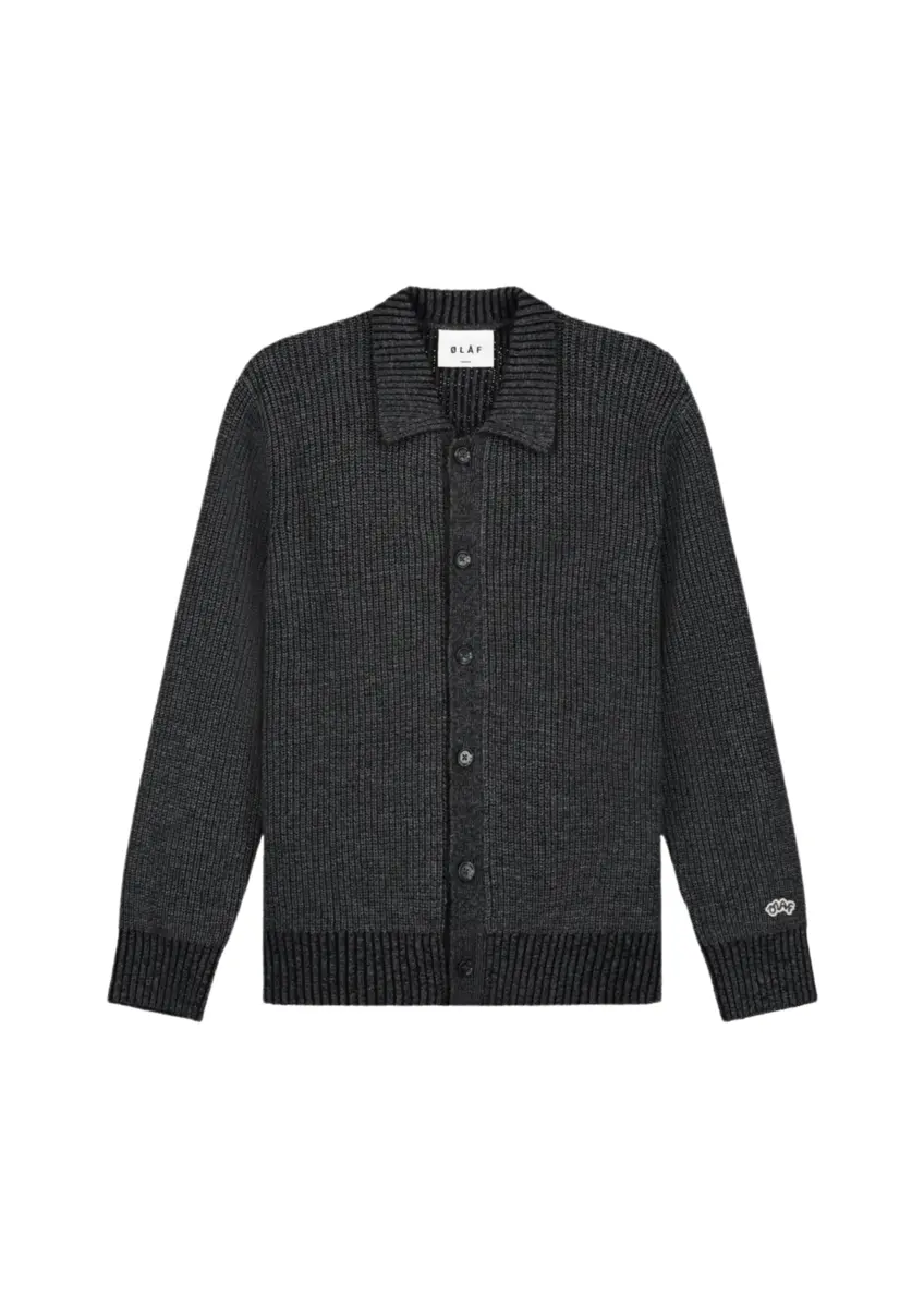 Olaf | Knitted ribbed cardigan