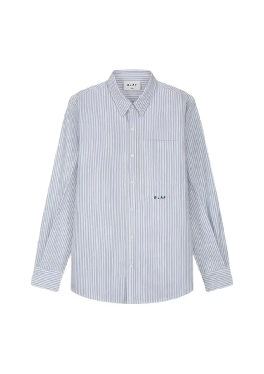 Olaf | OXFORD STRIPE SHIRT BLUE STP