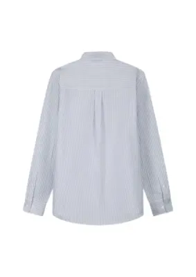 Olaf | OXFORD STRIPE SHIRT BLUE STP