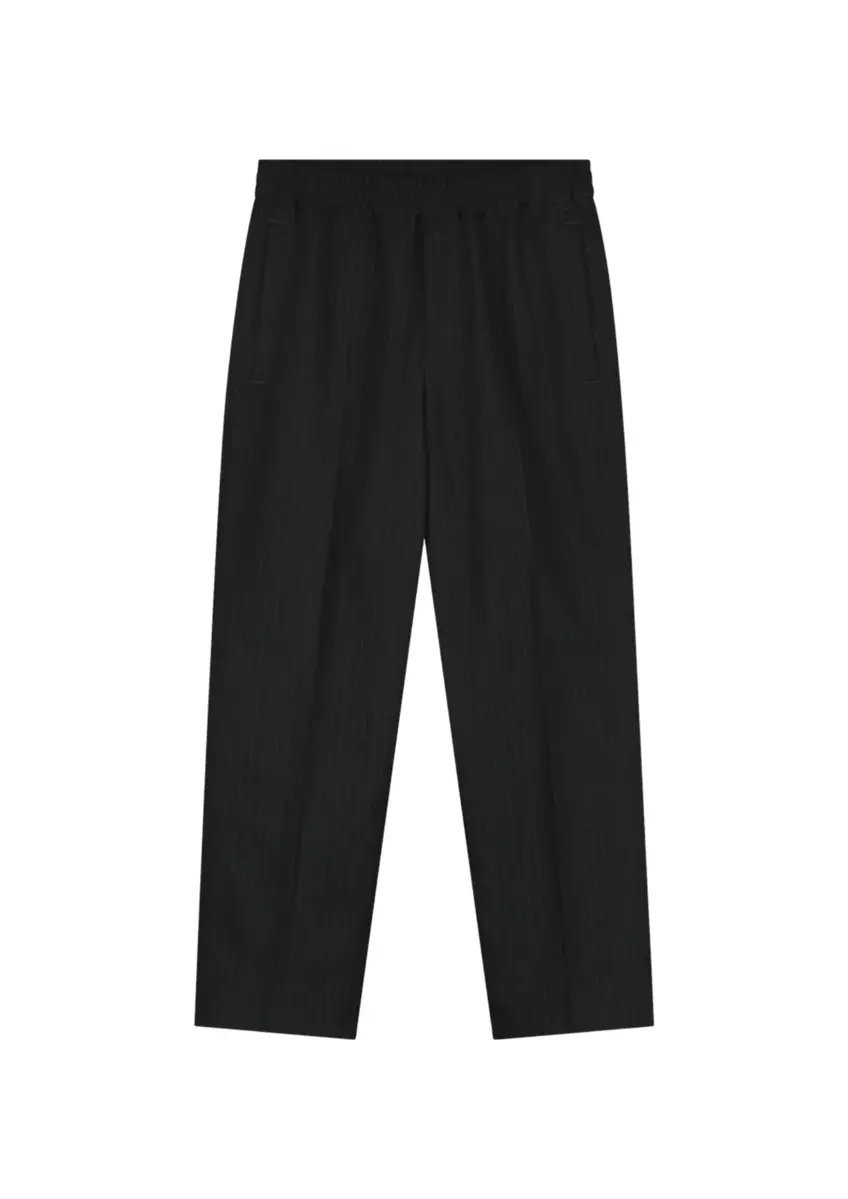 Olaf | Pinstripe slim elasticated trouser