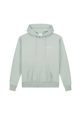 Olaf | PIXELATED FACE HOODIE PALE GREEN
