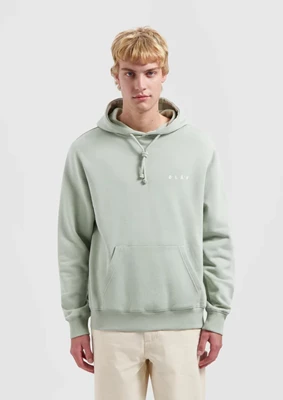 Olaf | PIXELATED FACE HOODIE PALE GREEN
