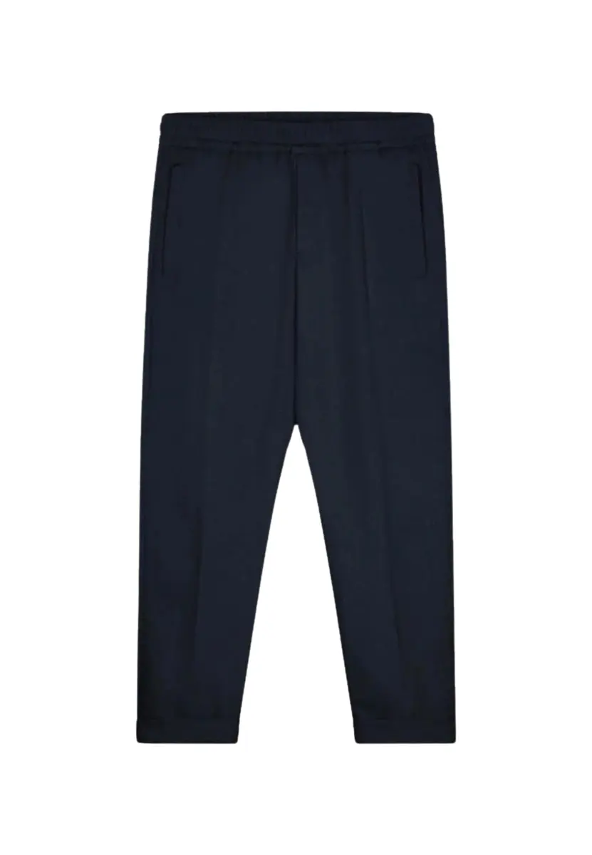 Olaf | SLIM ELASTICATED TROUSER NAVY