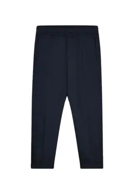 Olaf | SLIM ELASTICATED TROUSER NAVY