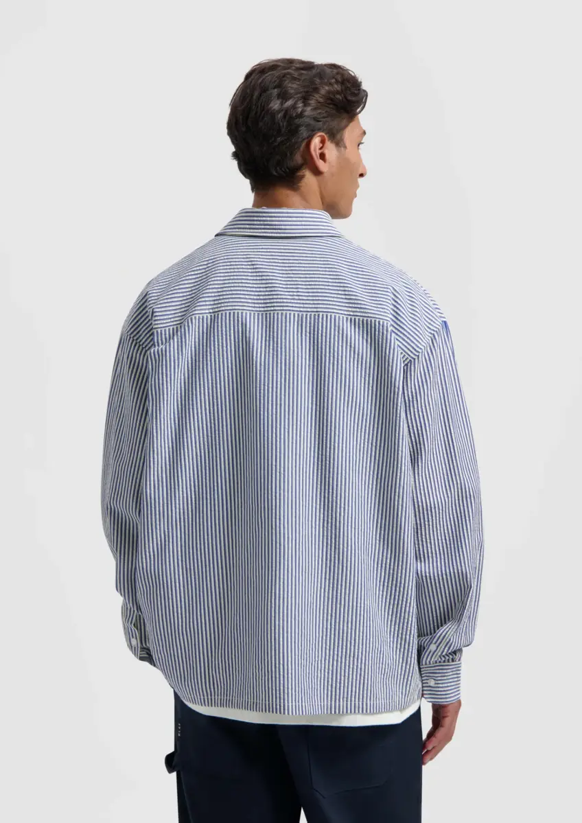 Olaf | Stain logo stripe shirt ls