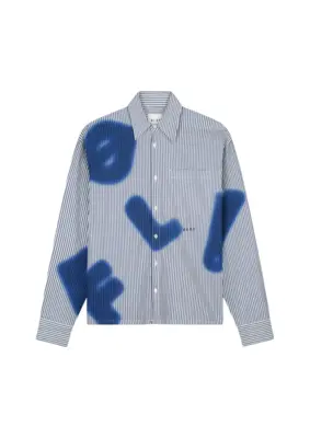 Olaf | Stain logo stripe shirt ls