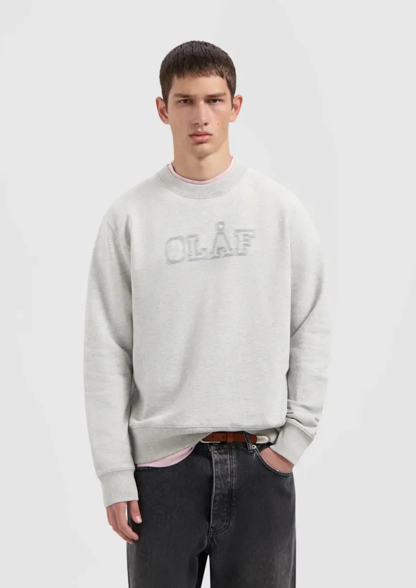 Olaf | Stitched varsity crewneck