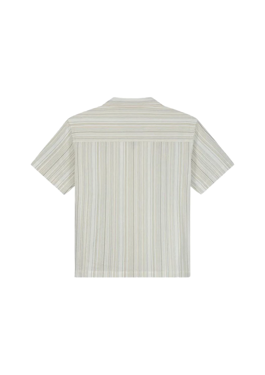 Olaf | Stripe shirt ss brown stripe