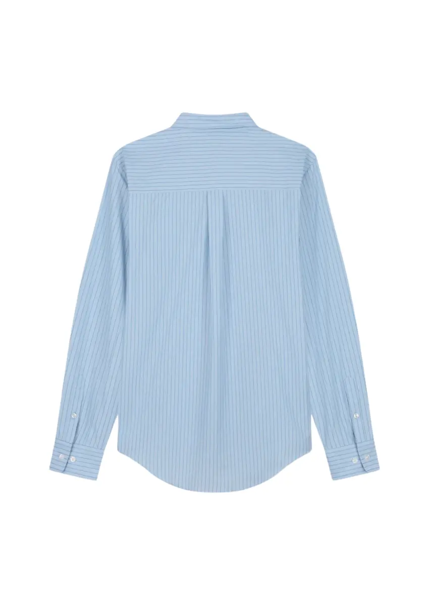 Olaf | Striped relaxed shirt blue stripe