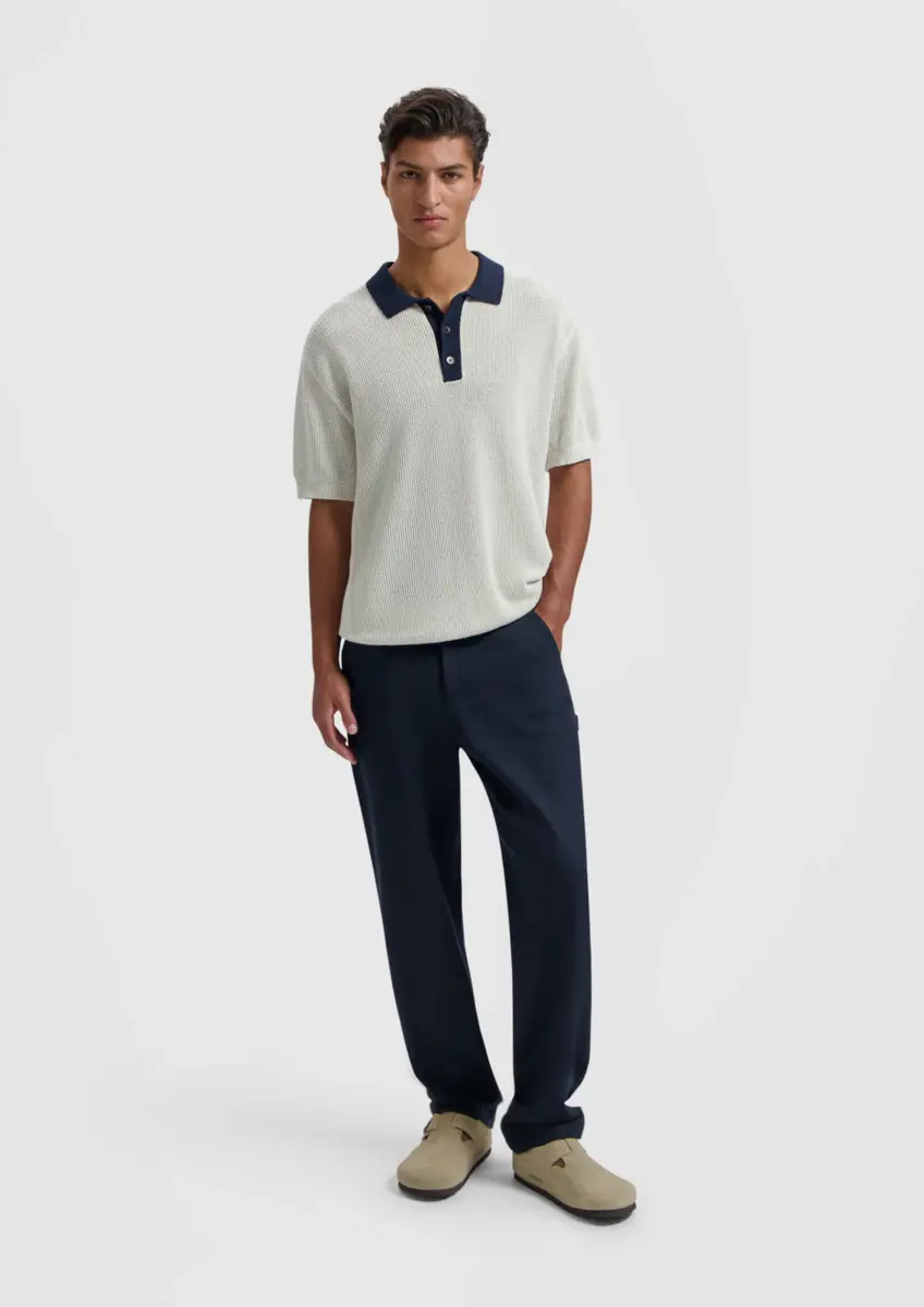 Olaf | Varsity polo knit ss