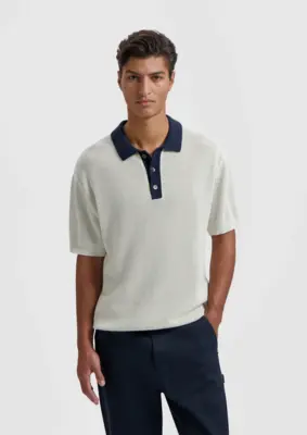 Olaf | Varsity polo knit ss