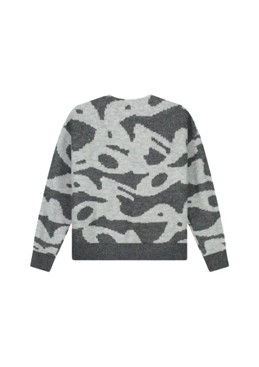Olaf | Wavy drift knitted cardigan