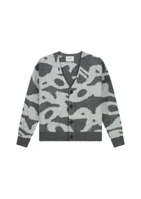 Olaf | Wavy drift knitted cardigan