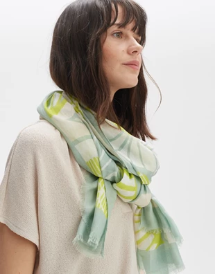 Opus | Azori scarf aloe green